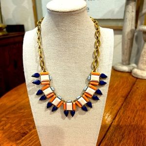 J Crew necklace with great colors! This necklace POPs any outfit.